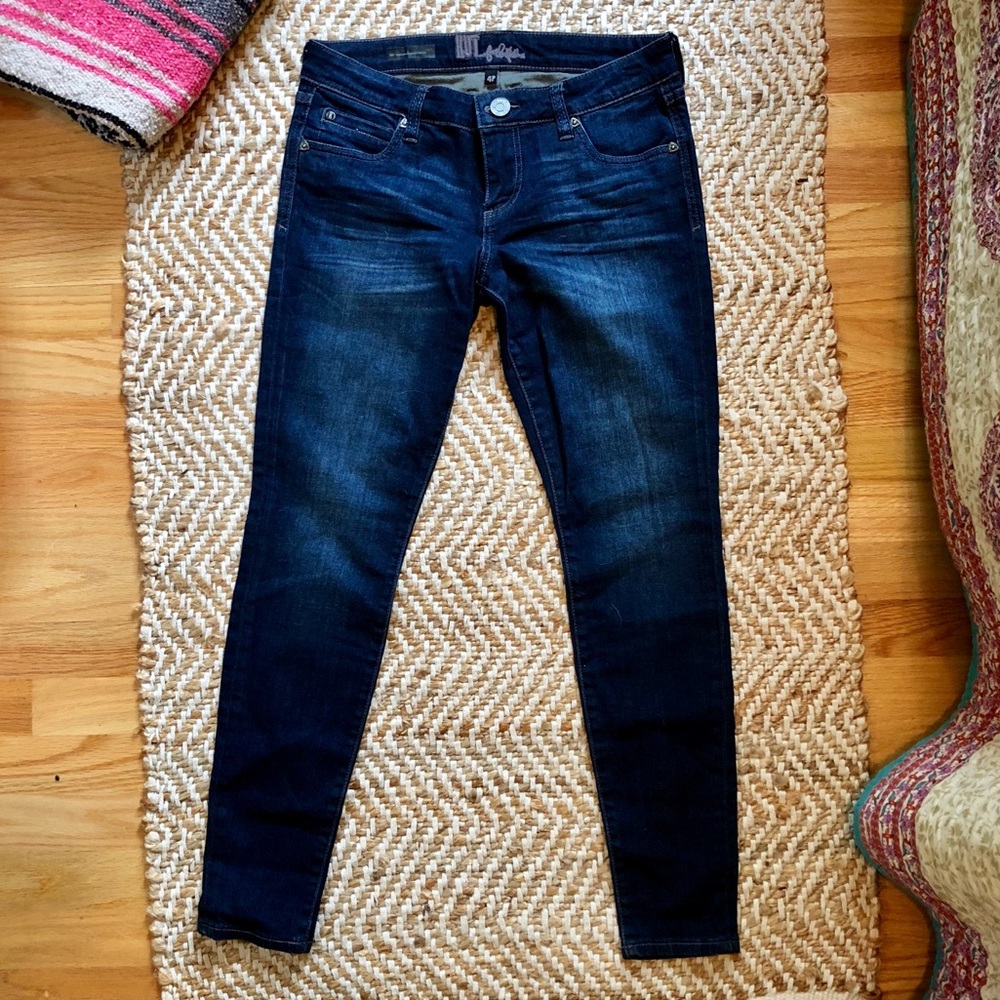 Kut From The Kloth Dark Wash Skinny Jeans